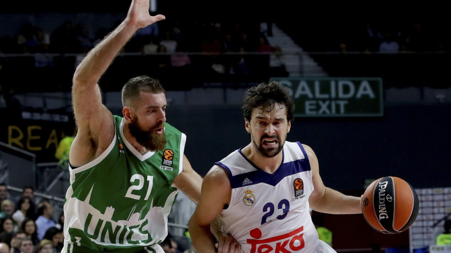 Sergio Llull, en un partido de la Euroliga