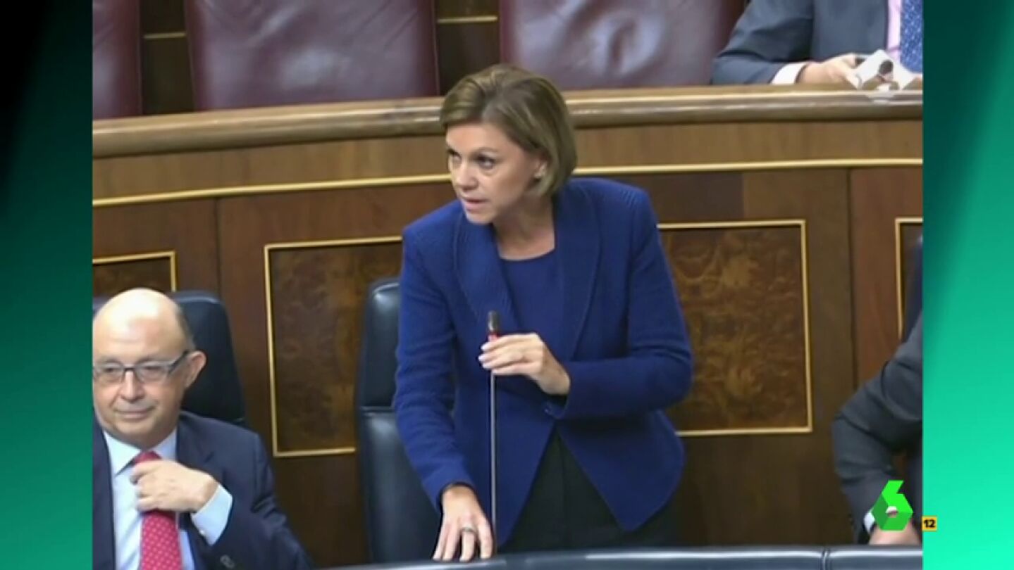 Frame 13.810955 de: Cospedal reconoce ante 'El pol&iacute;grafo de los Diputados' que no reducir&aacute; el gasto militar
