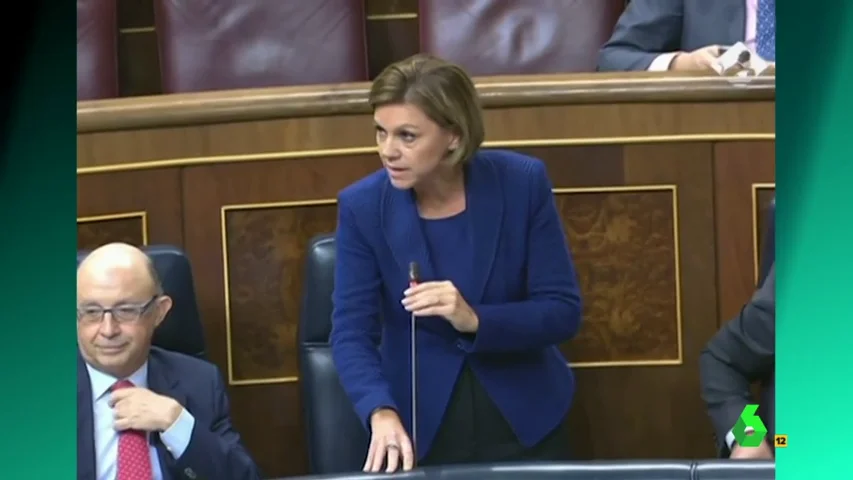 Frame 13.810955 de: Cospedal reconoce ante 'El polígrafo de los Diputados' que no reducirá el gasto militar Frame 13.810955 de: Cospedal reconoce ante 'El polígrafo de los Diputados' que no reducirá el gasto militar