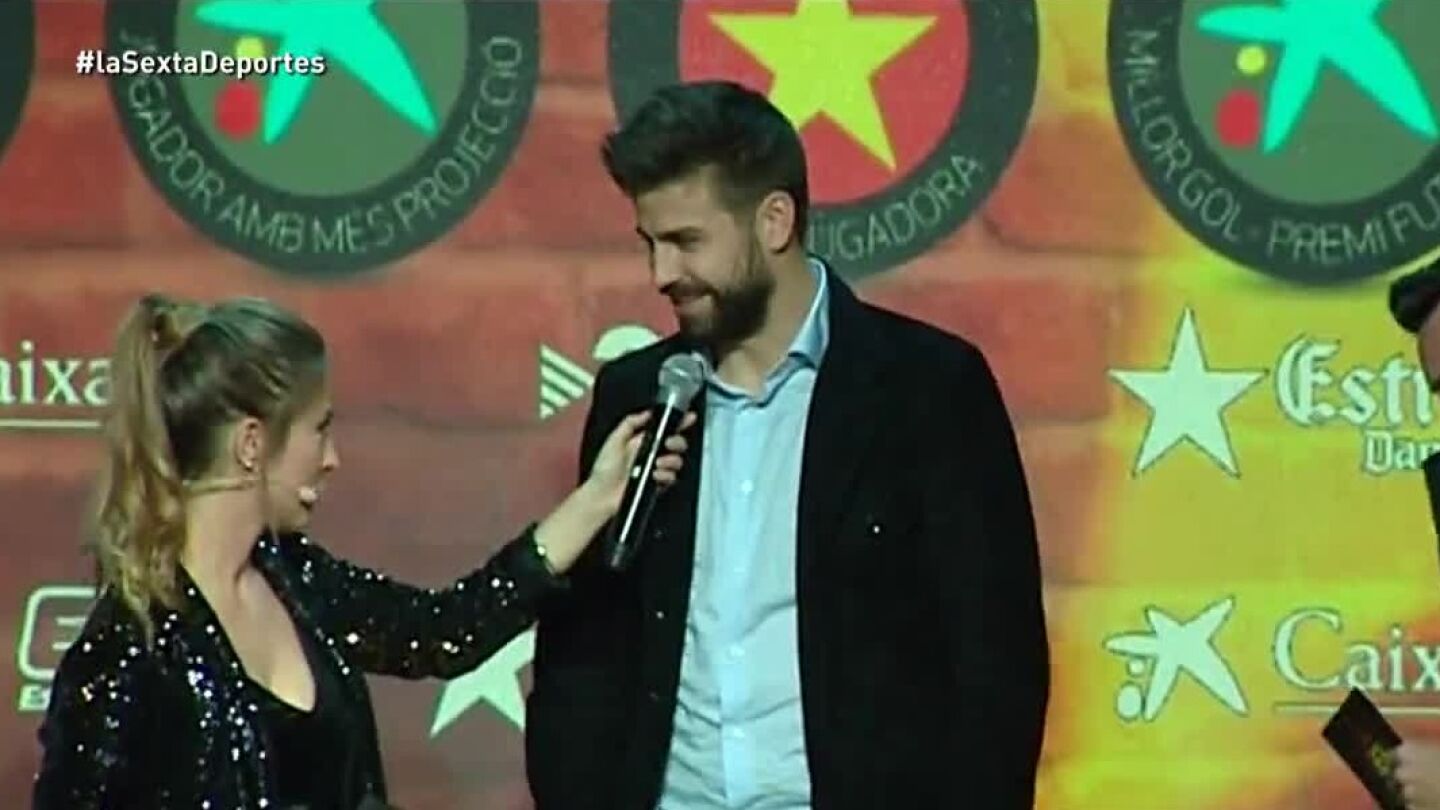 Gerard Piqu&eacute;, en la gala
