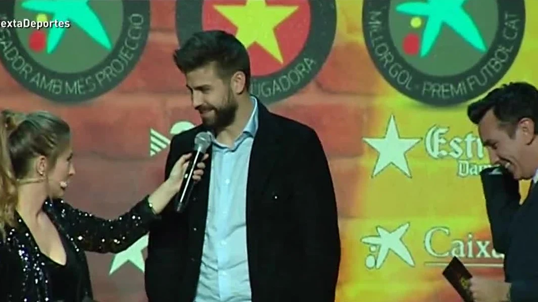 Gerard Piqué, en la gala