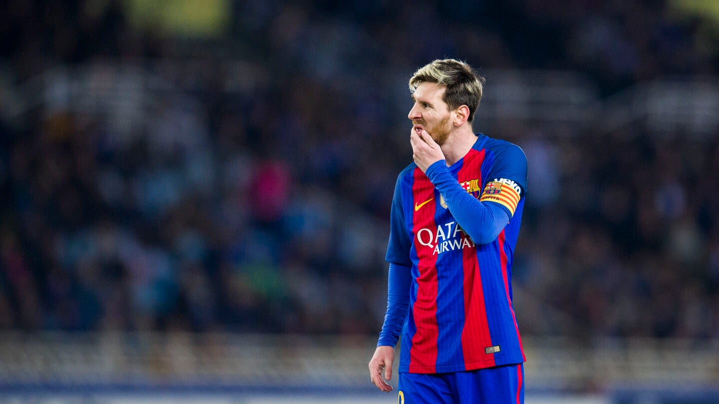 Leo Messi, jugador del F.C Barcelona 