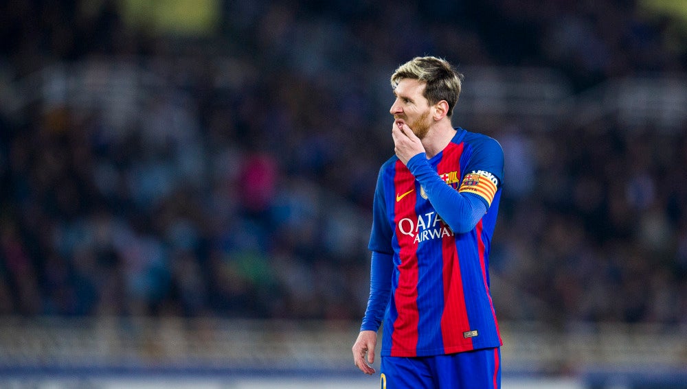 Leo Messi, jugador del F.C Barcelona