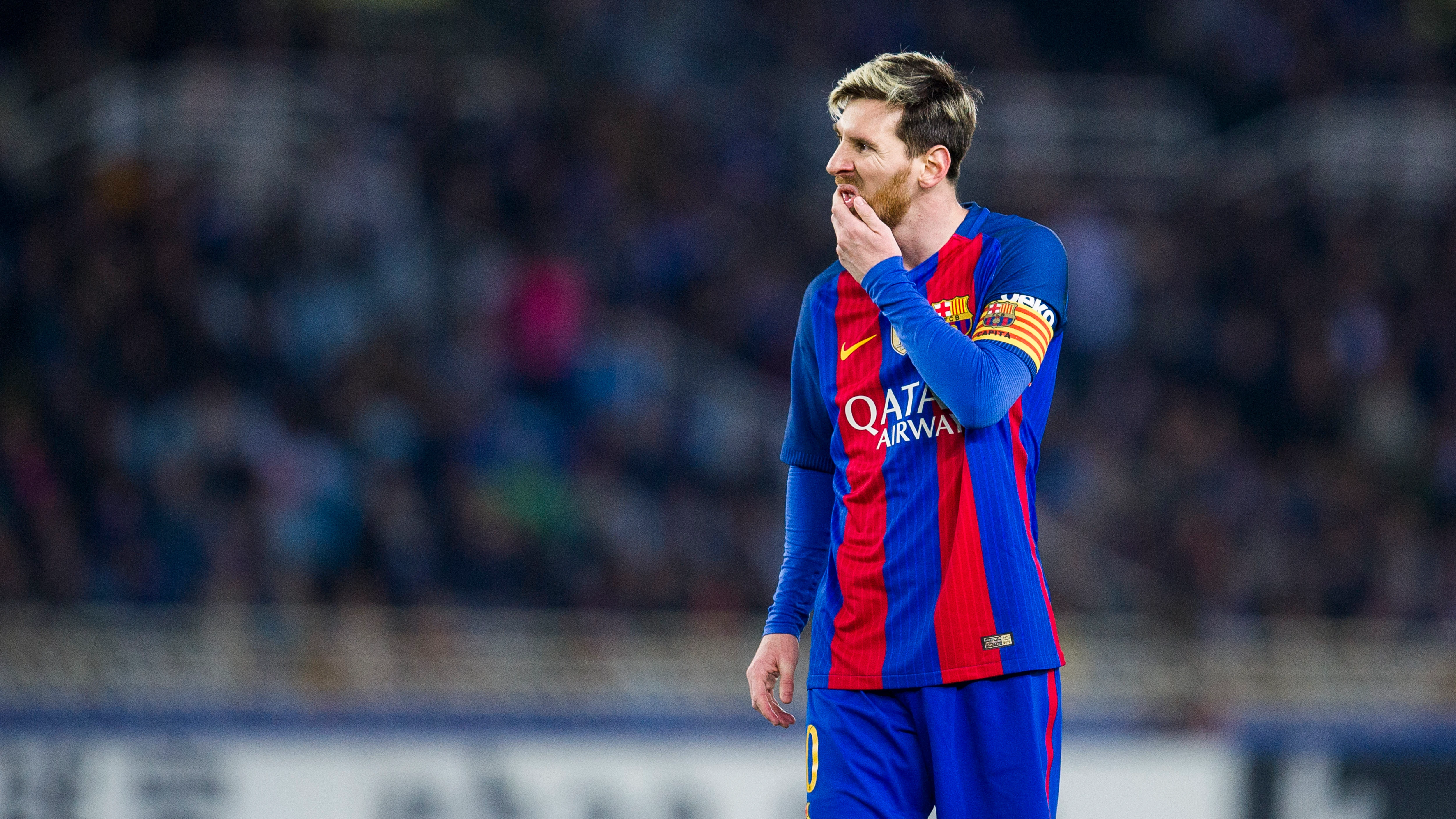 Leo Messi, jugador del F.C Barcelona 