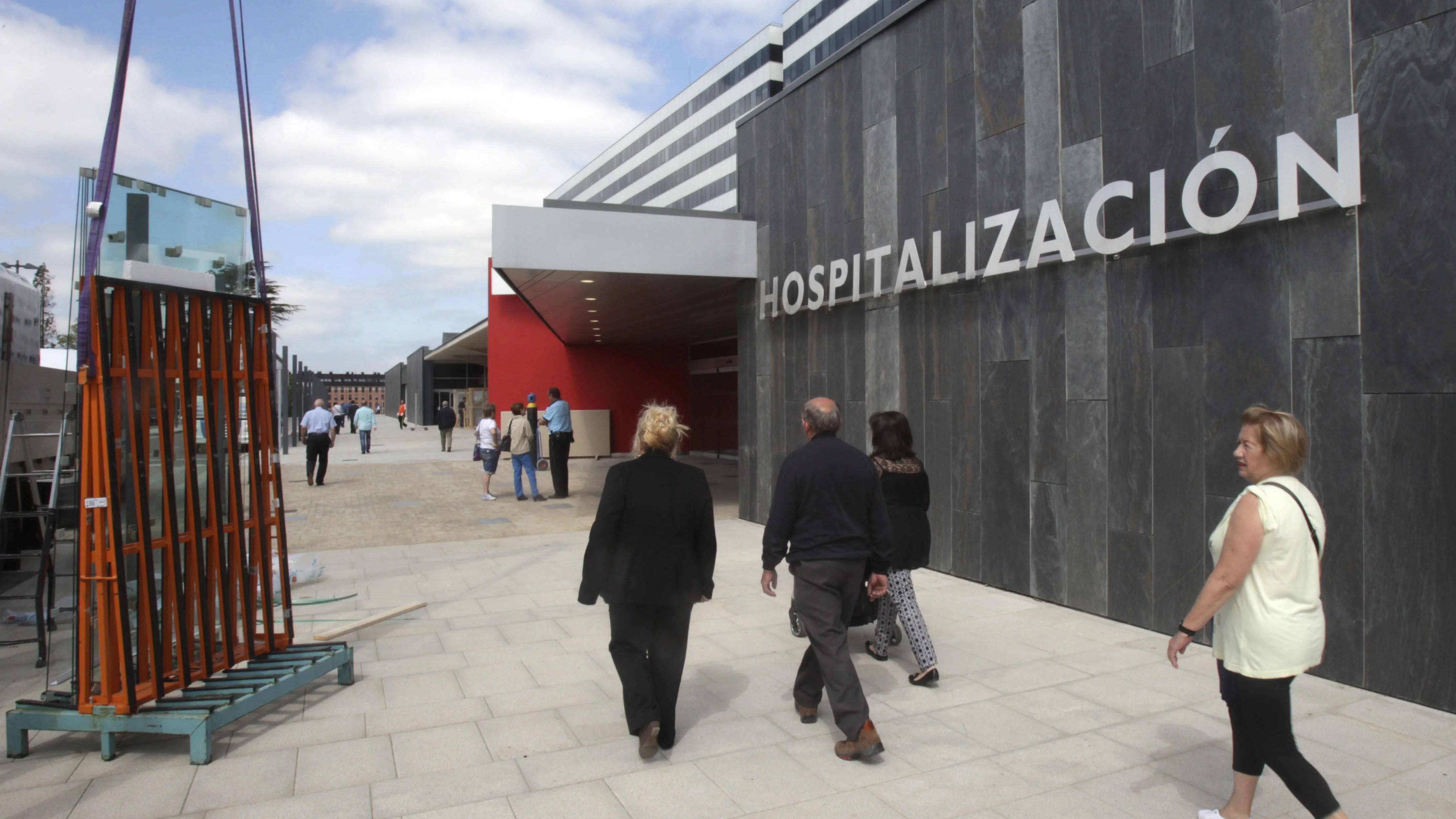 Vista del Hospital Universitario Central de Asturias (HUCA).