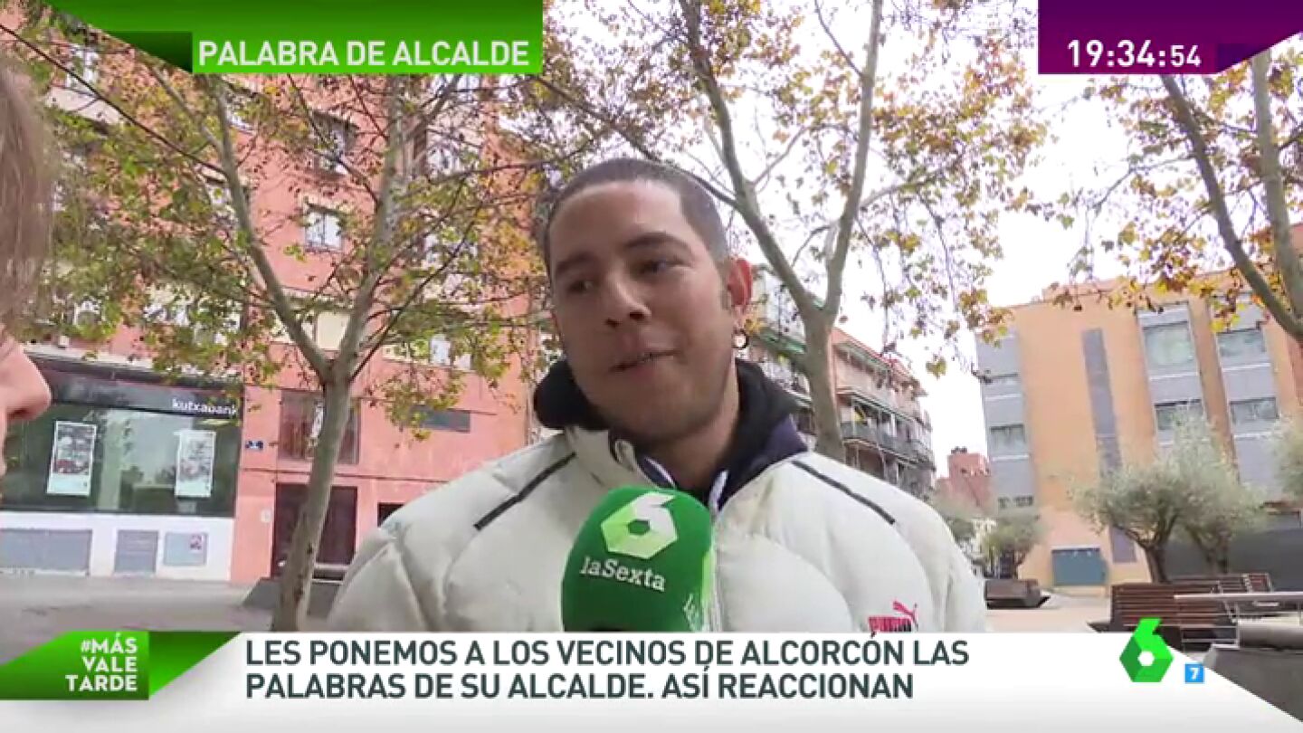 Frame 97.016569 de: Los vecinos de Alcorc&oacute;n reaccionan a las palabras de su alcalde: "