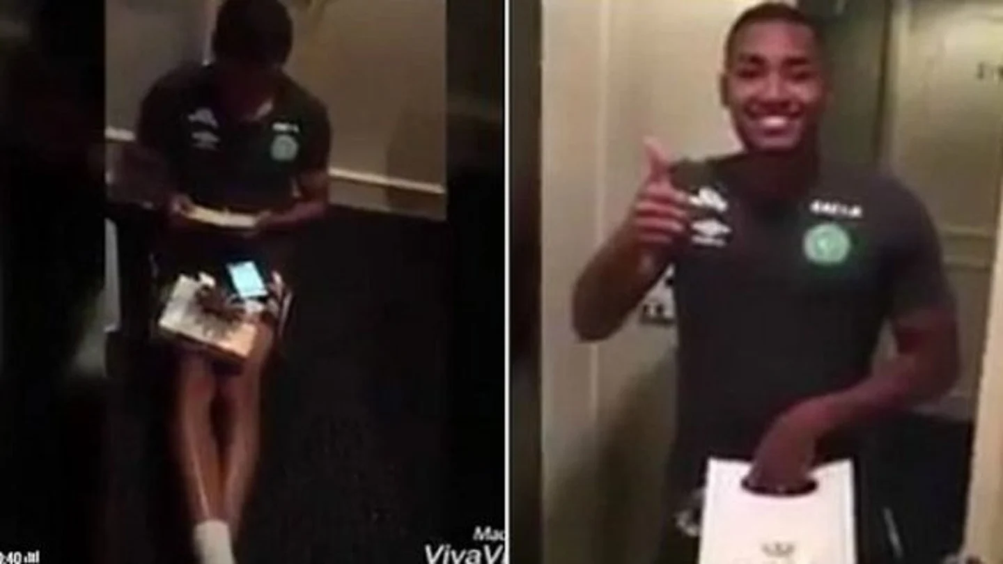 Tiaguinho, jugador del Chapecoense Tiaguinho, jugador del Chapecoense