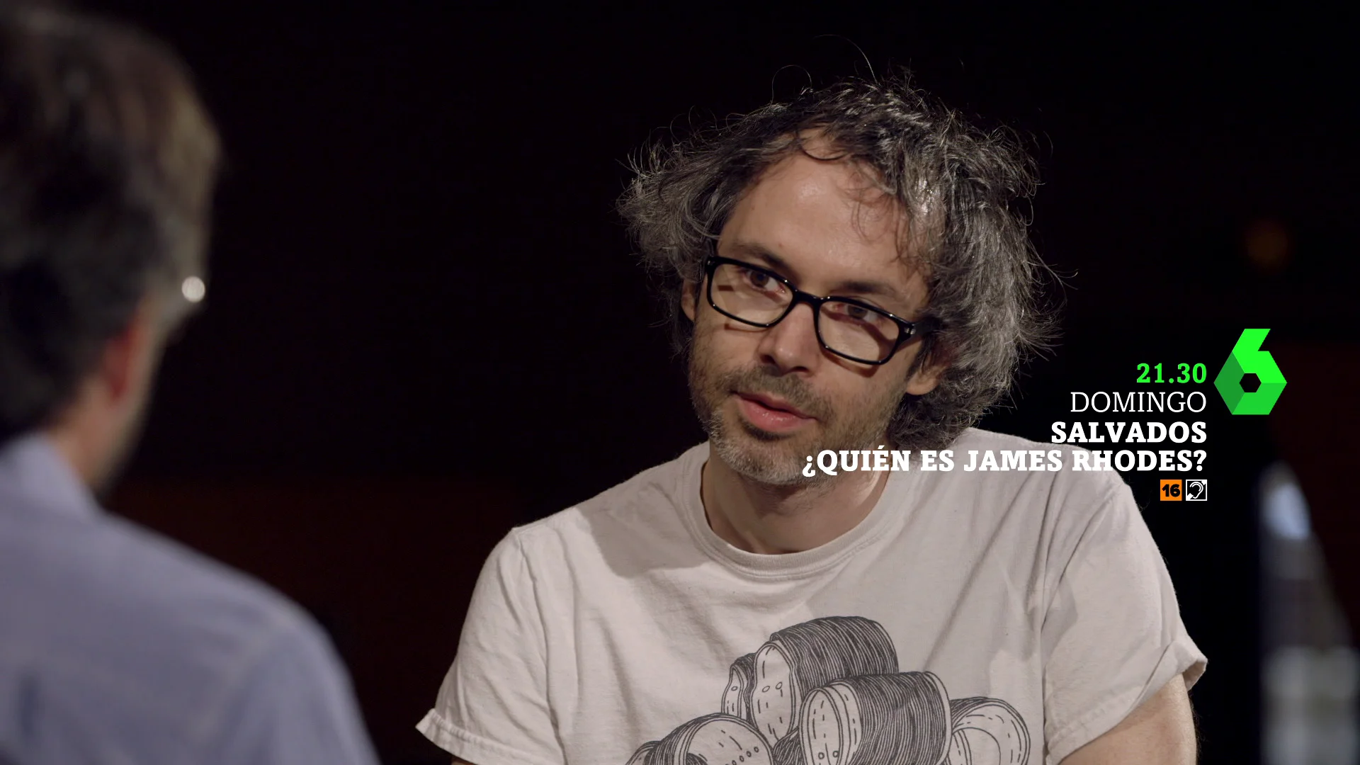 Jordi Évole y James Rhodes en Salvados