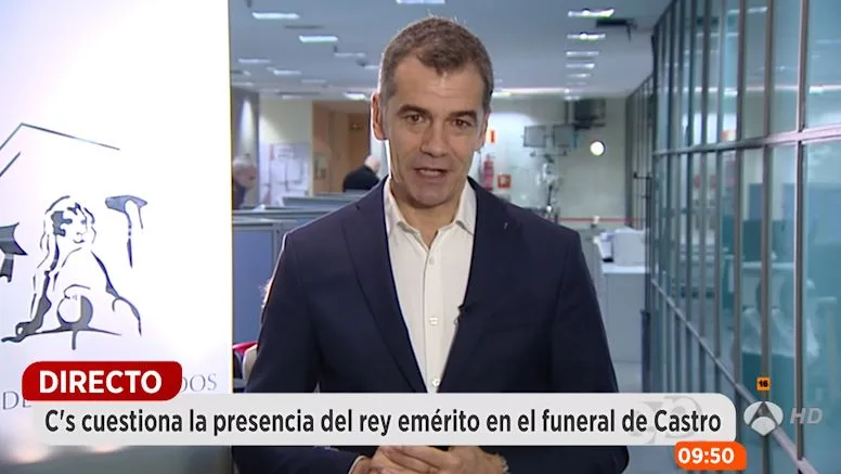 El diputado de Ciudadanos, Toni Cantó. 