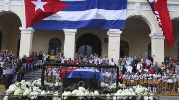 Las cenizas de Fidel Castro en el malecón de Matanzas
