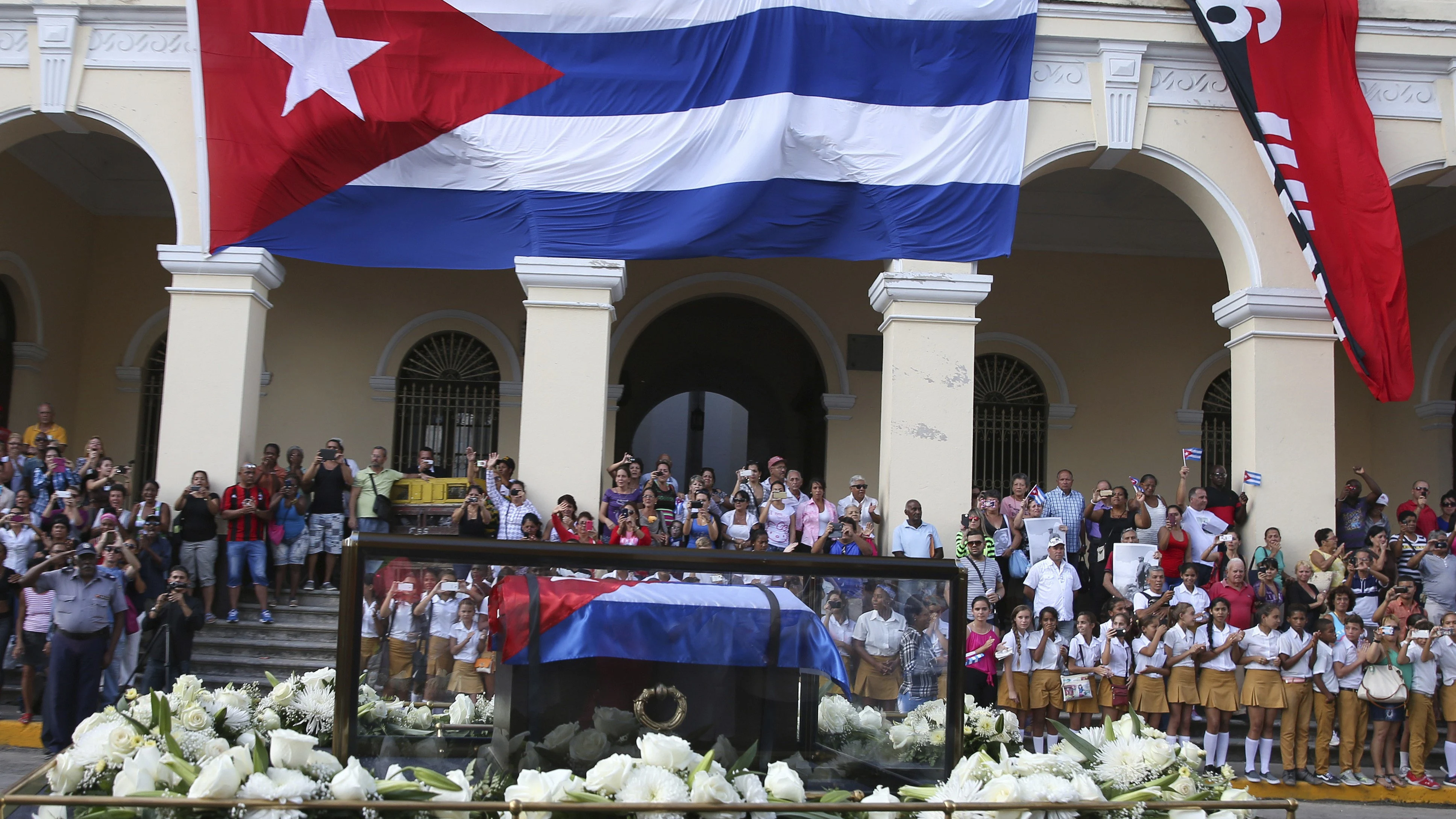 Las cenizas de Fidel Castro en el malecón de Matanzas