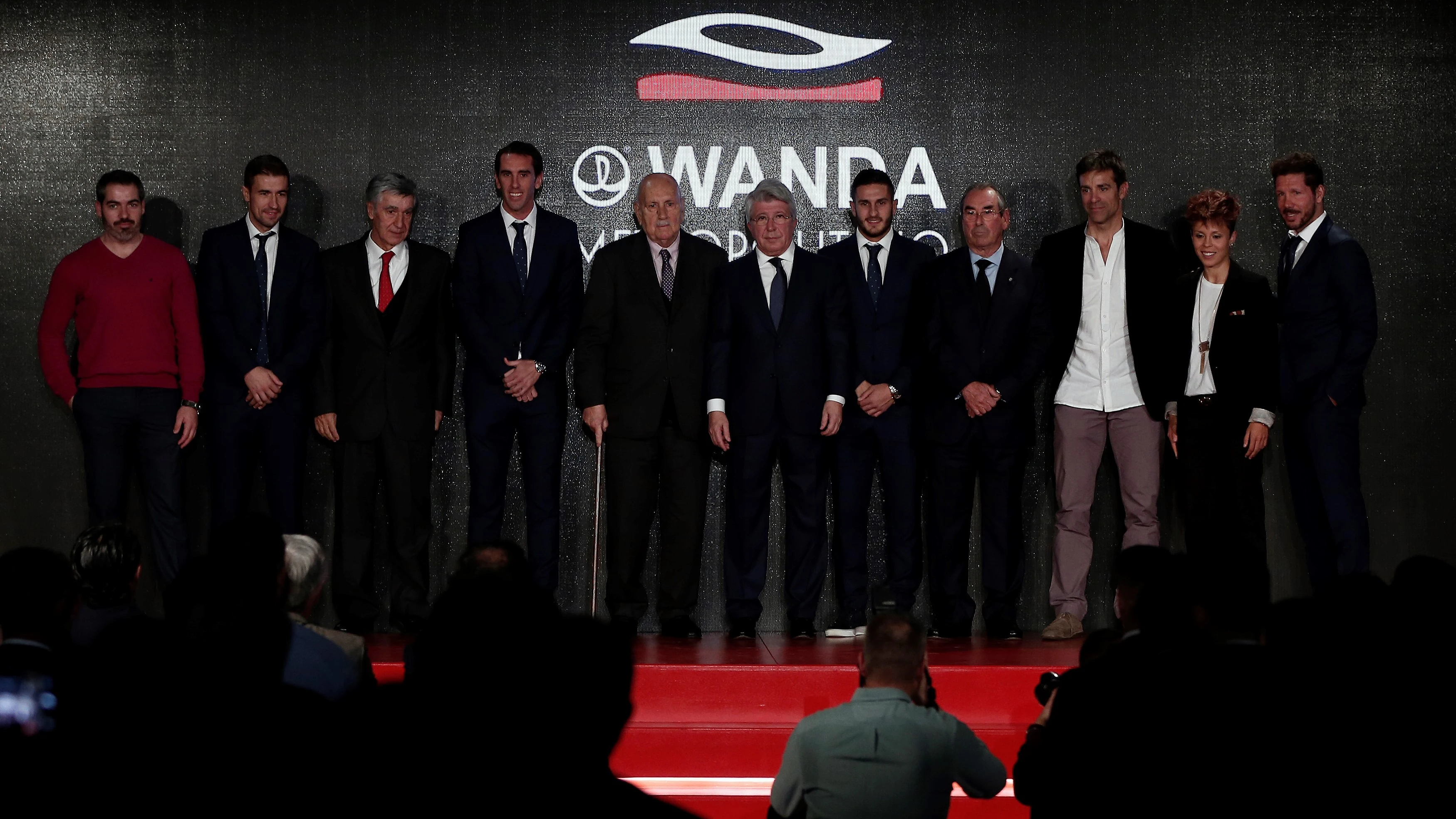 Gabi en la presentación del nombre del Wanda Metropolitano Gabi en la presentación del nombre del Wanda Metropolitano
