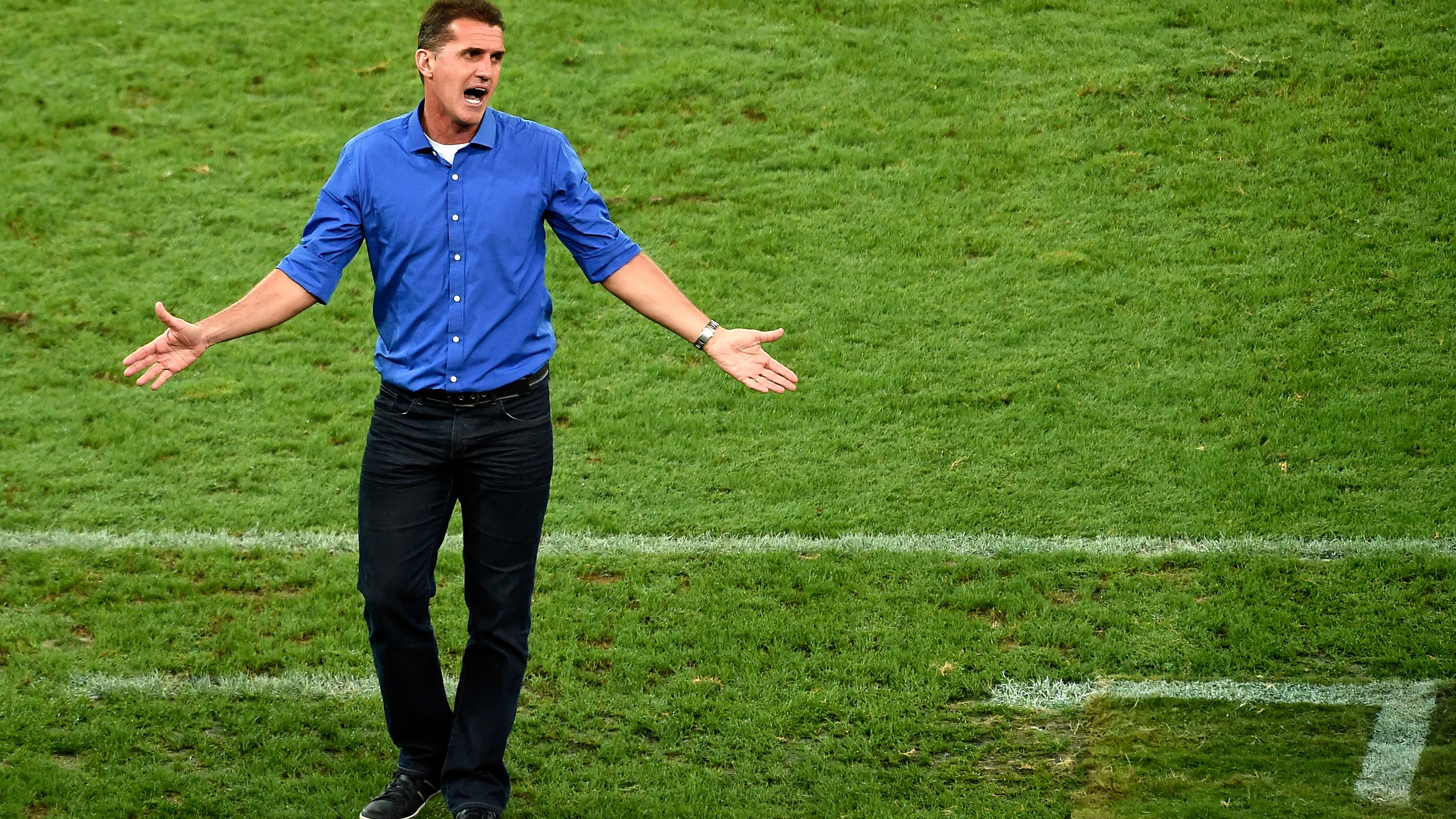 Vagner Mancini en un partido