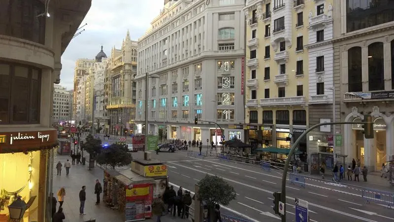 Calle Gran Vía de Madrid