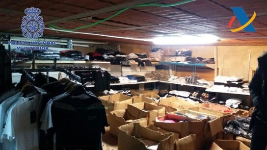 Imagen de los objetos requisados 