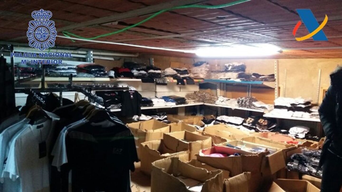 Imagen de los objetos requisados 