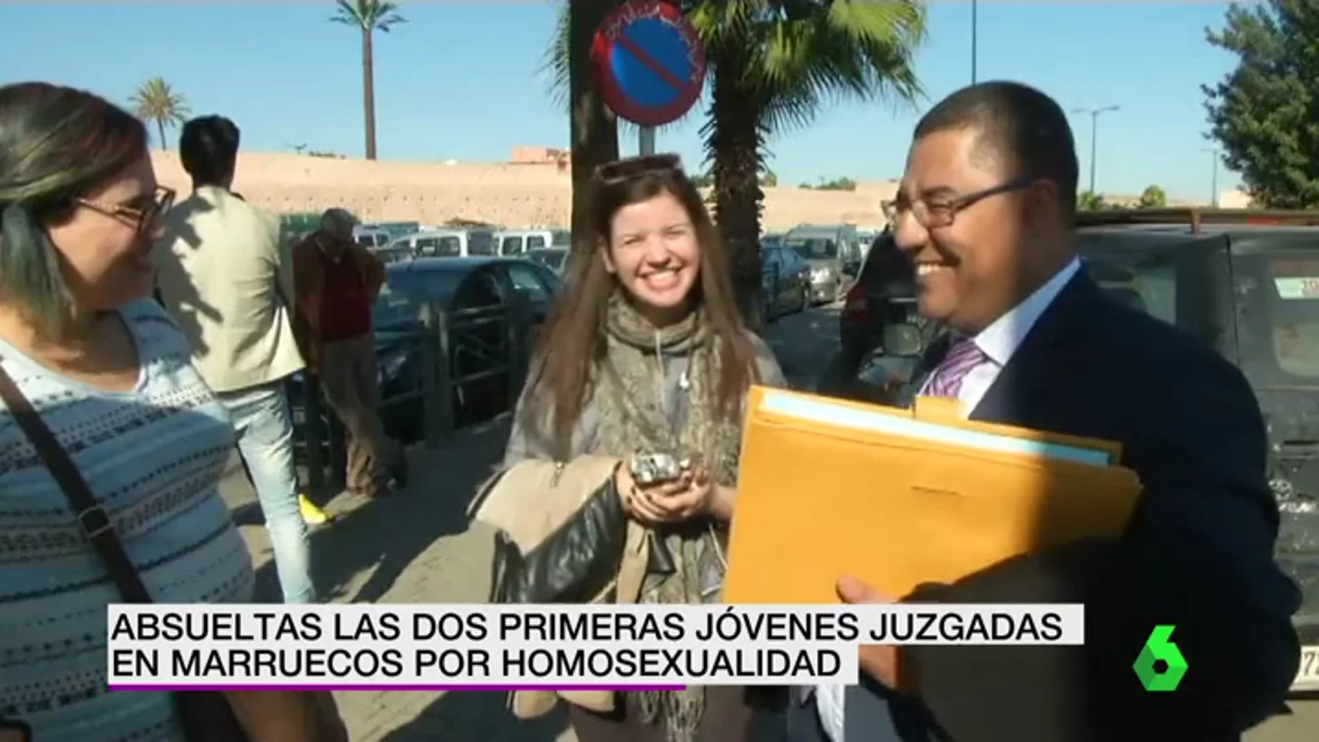 Frame 16.156284 de: Absuelven a las dos primeras jóvenes juzgadas en Marruecos por homosexualidad