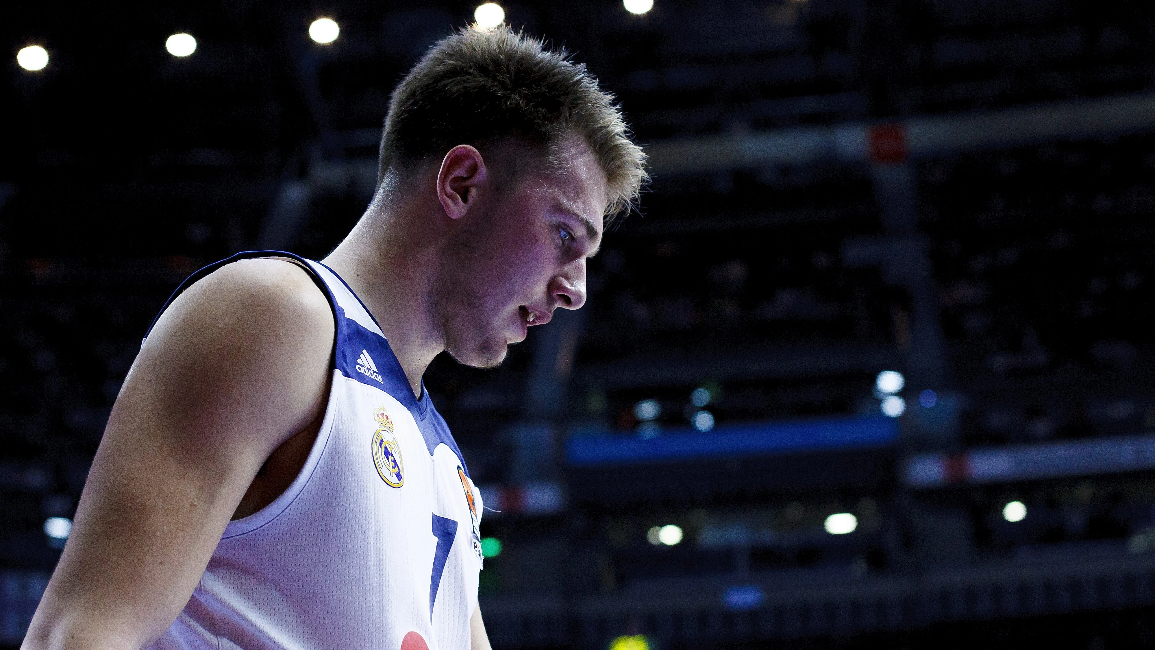 Luka Doncic, durante un partido con el Real Madrid