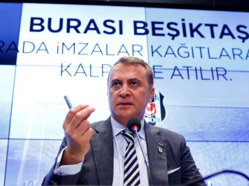 El presidente del Besiktas El presidente del Besiktas