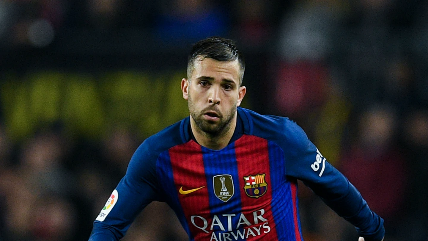 Jordi Alba, en un partido Jordi Alba, en un partido