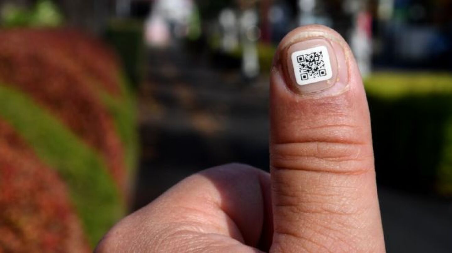 El c&oacute;digo QR permite a los agentes policiales obtener informaci&oacute;n del usuario