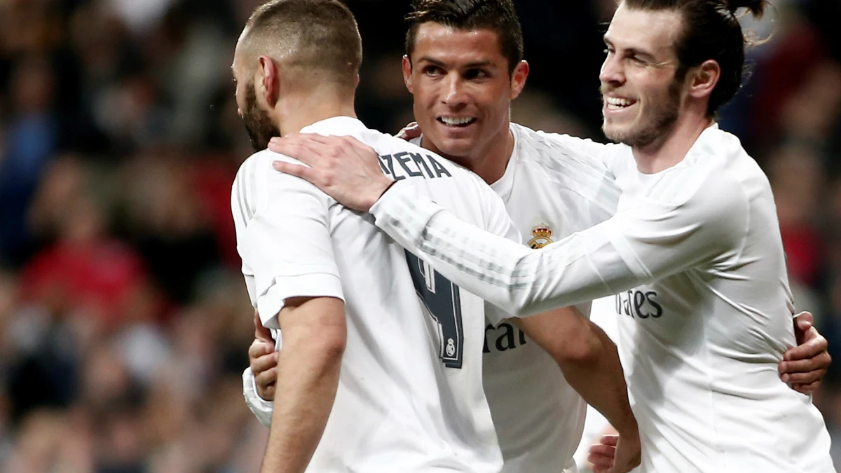 Benzema, Bale y Cristiano