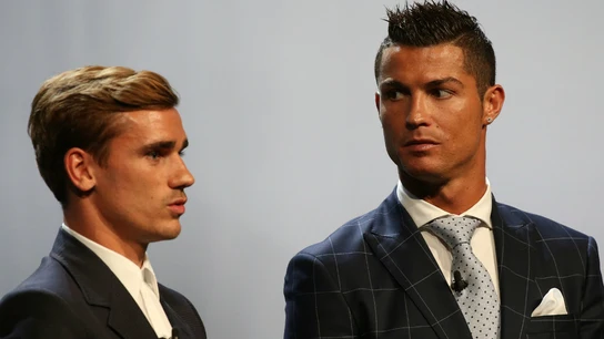 Griezmann, junto a Cristiano Griezmann, junto a Cristiano
