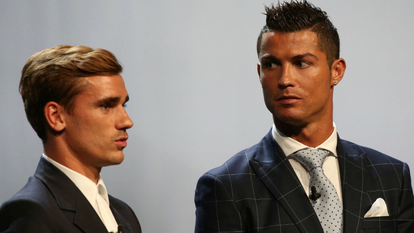 Griezmann, junto a Cristiano