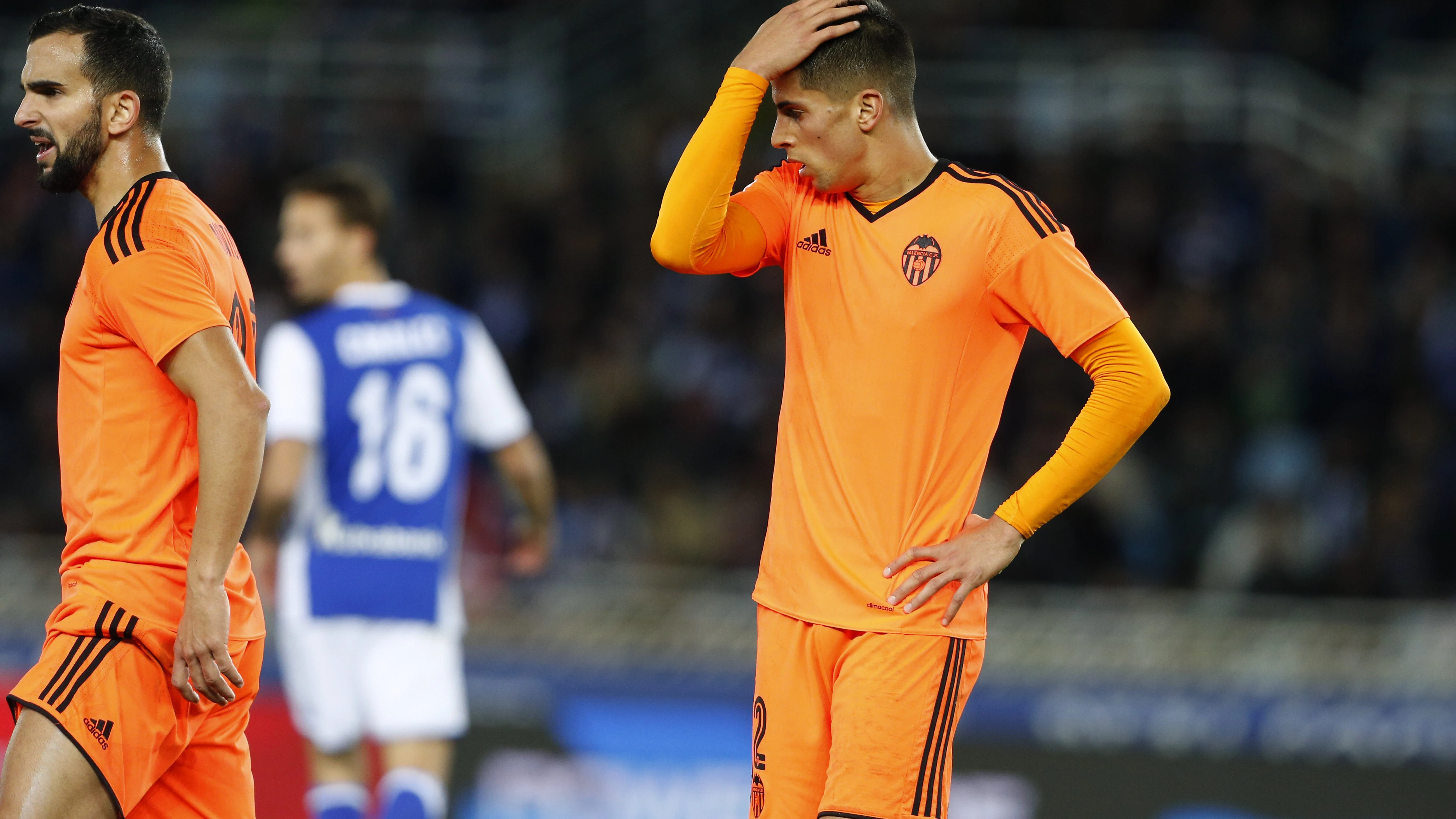 Joao Cancelo en el partido frente a la Real Sociedad