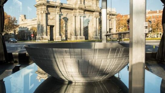 La r&eacute;plica de la Estrella de la Muerte que se est&aacute; construyendo en Madrid