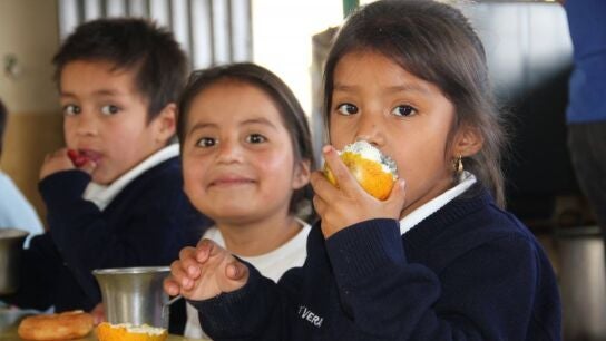 Ni&ntilde;os en Ecuador