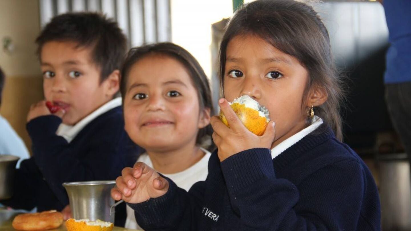 Ni&ntilde;os en Ecuador