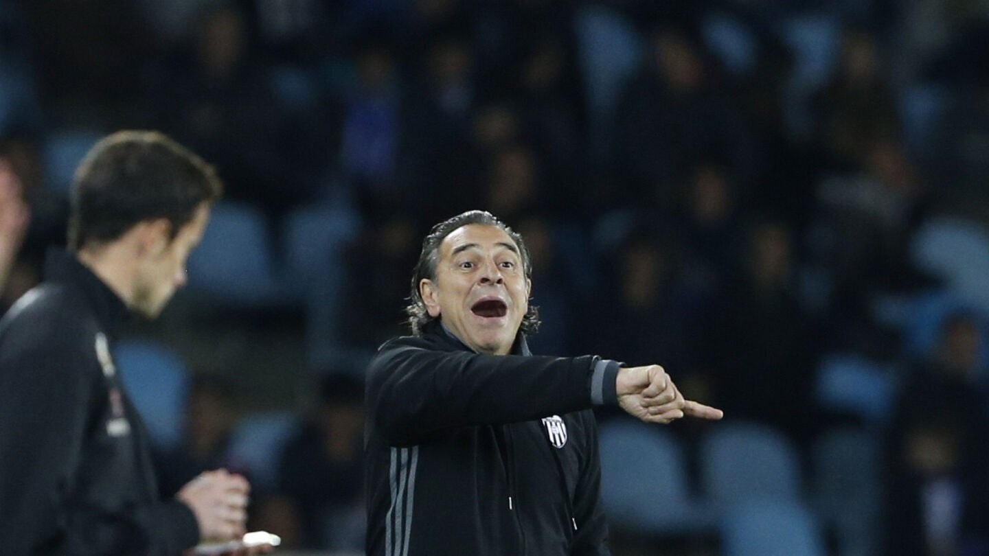 Prandelli en el partido contra la Real Sociedad