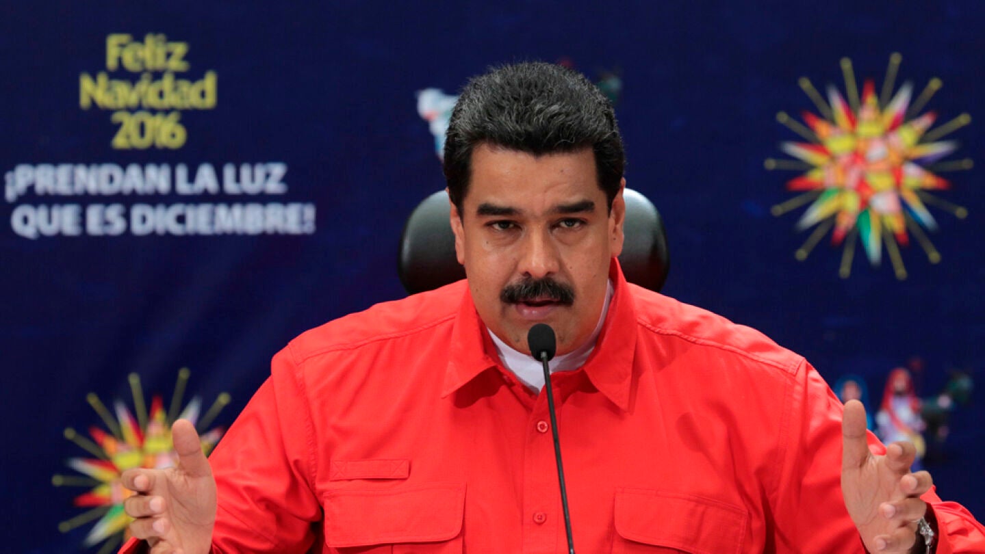 Nicol&aacute;s Maduro en una imagen de archivo