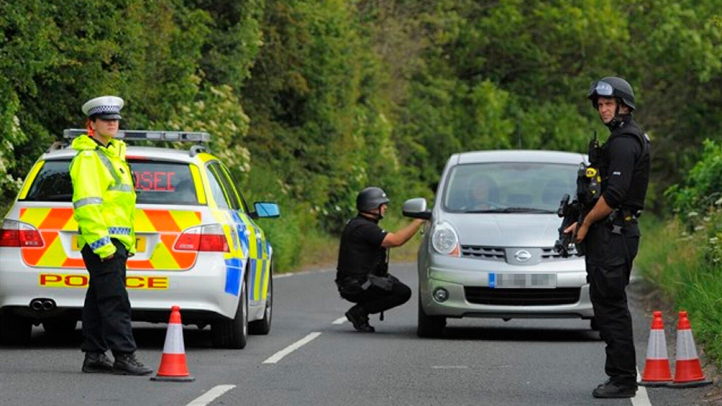 Operativo policial antiterrorista en Inglaterra