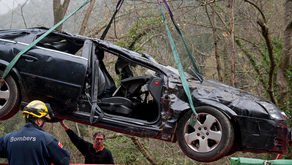 Imagen de un vehículo tras sufrir un accidente