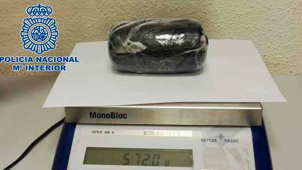 Droga incautada en el aeropuerto de Barajas Droga incautada en el aeropuerto de Barajas