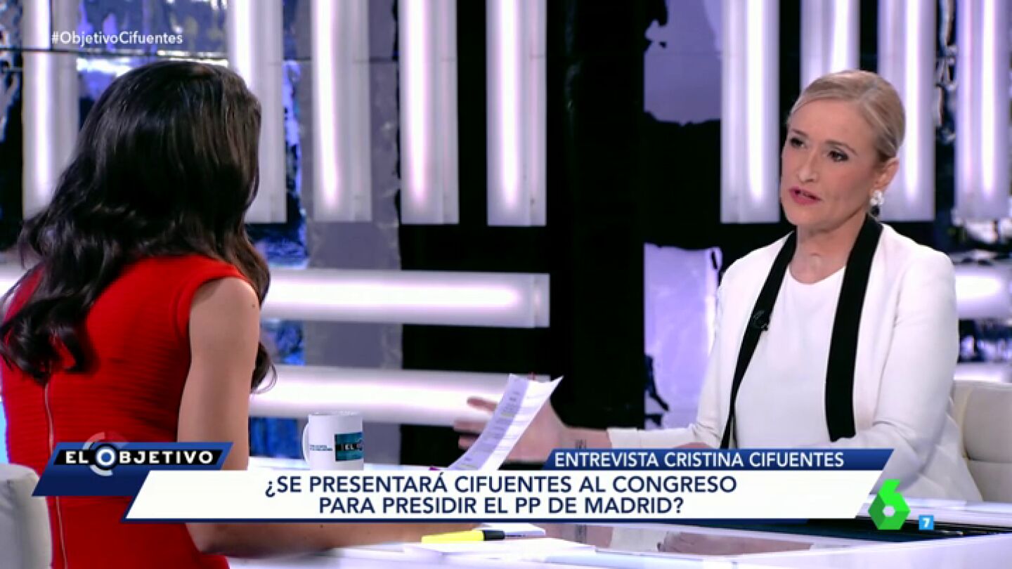 Cristina Cifuentes en El Objetivo