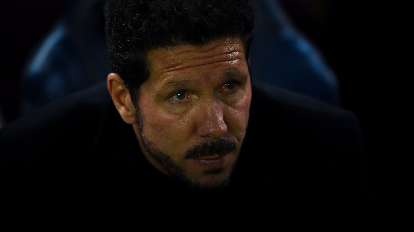 Simeone, en el banquillo del Madrigal
