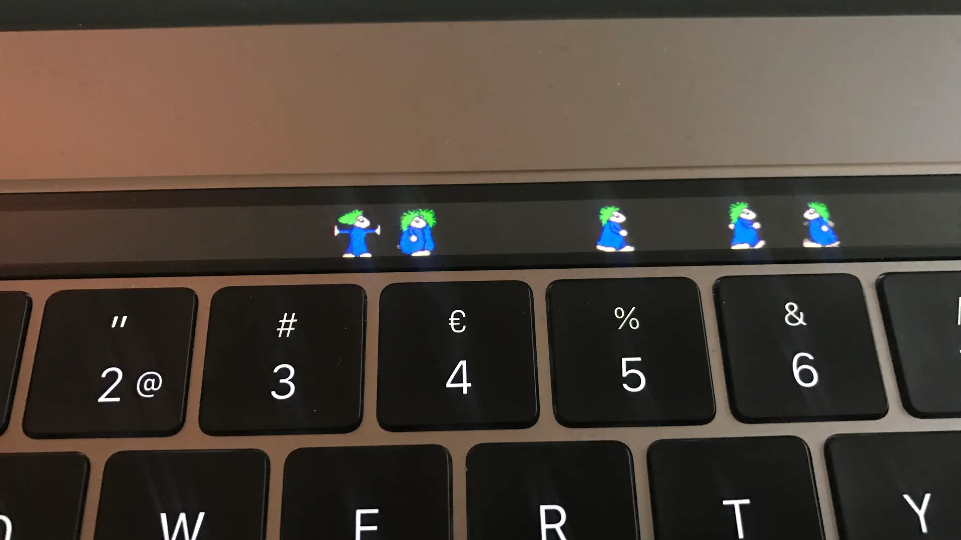 Lemmings en TouchBar