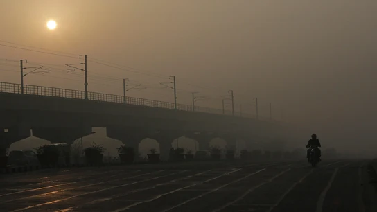 Contaminación en la ciudad india de Nueva Delhi Contaminación en la ciudad india de Nueva Delhi