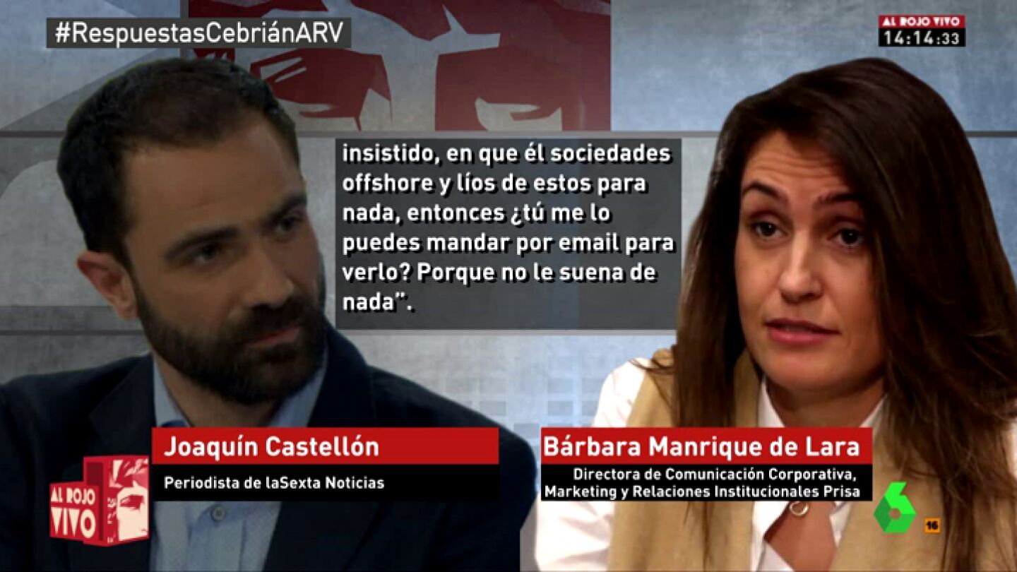 Frame 198.009837 de: La llamada que demuestra que laSexta intent&oacute; contactar con Juan Luis Cebri&aacute;n en varias ocasiones 