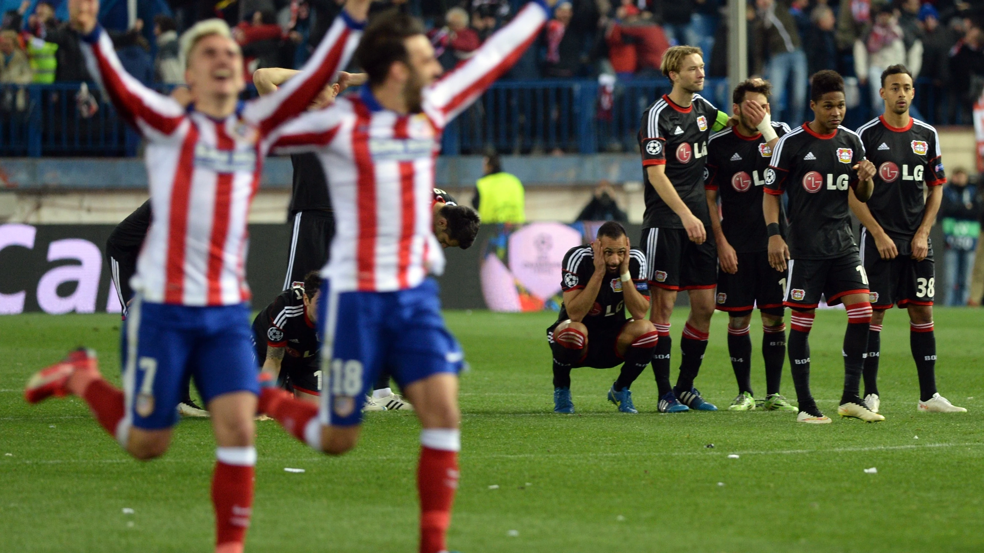 El Atlético eliminó al Bayer Leverkusen en la 2014-15