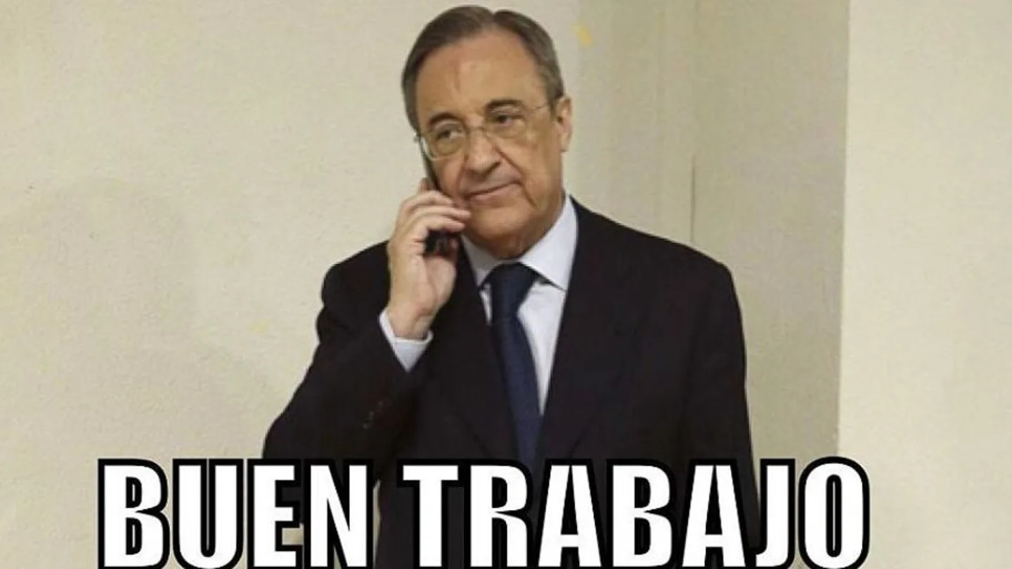 Florentino Pérez, protagonista de los 'memes' del sorteo de Champions Florentino Pérez, protagonista de los 'memes' del sorteo de Champions