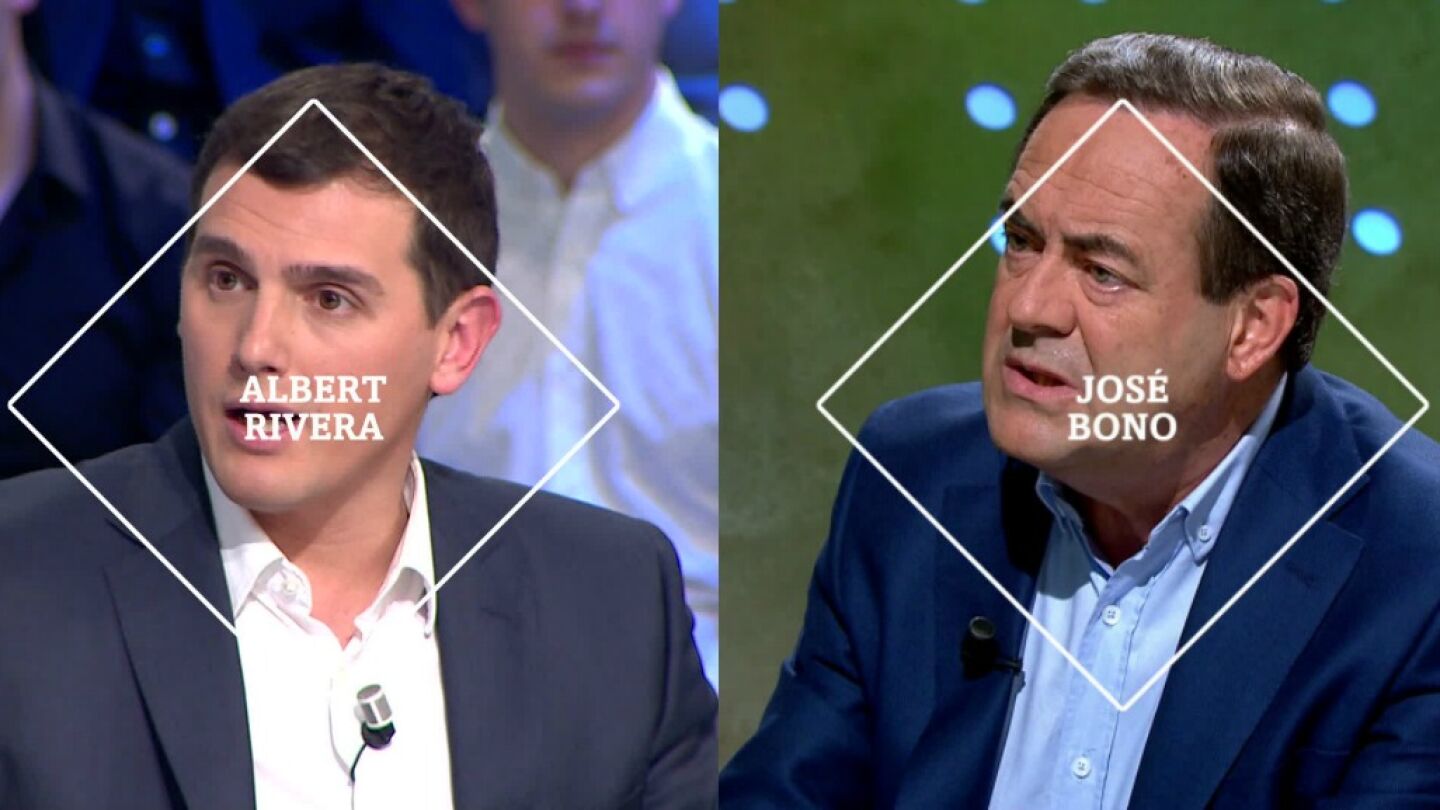 Albert Rivera y Jos&eacute; Bono visitan laSexta Noche