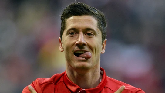Robert Lewandowski celebra un gol con el Bayern de Múnich Robert Lewandowski celebra un gol con el Bayern de Múnich