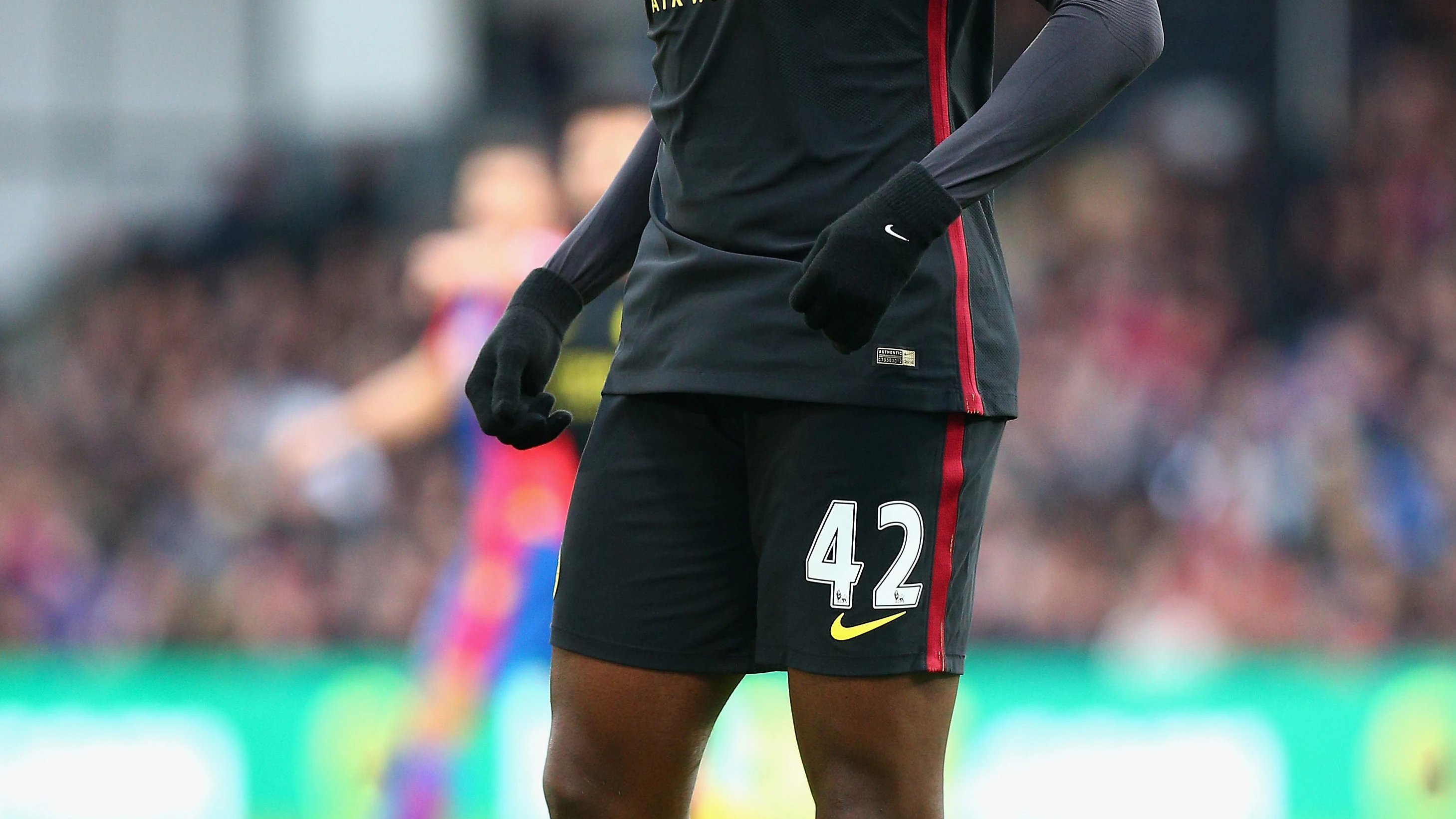 Yaya Touré, durante un partido con el Manchester City