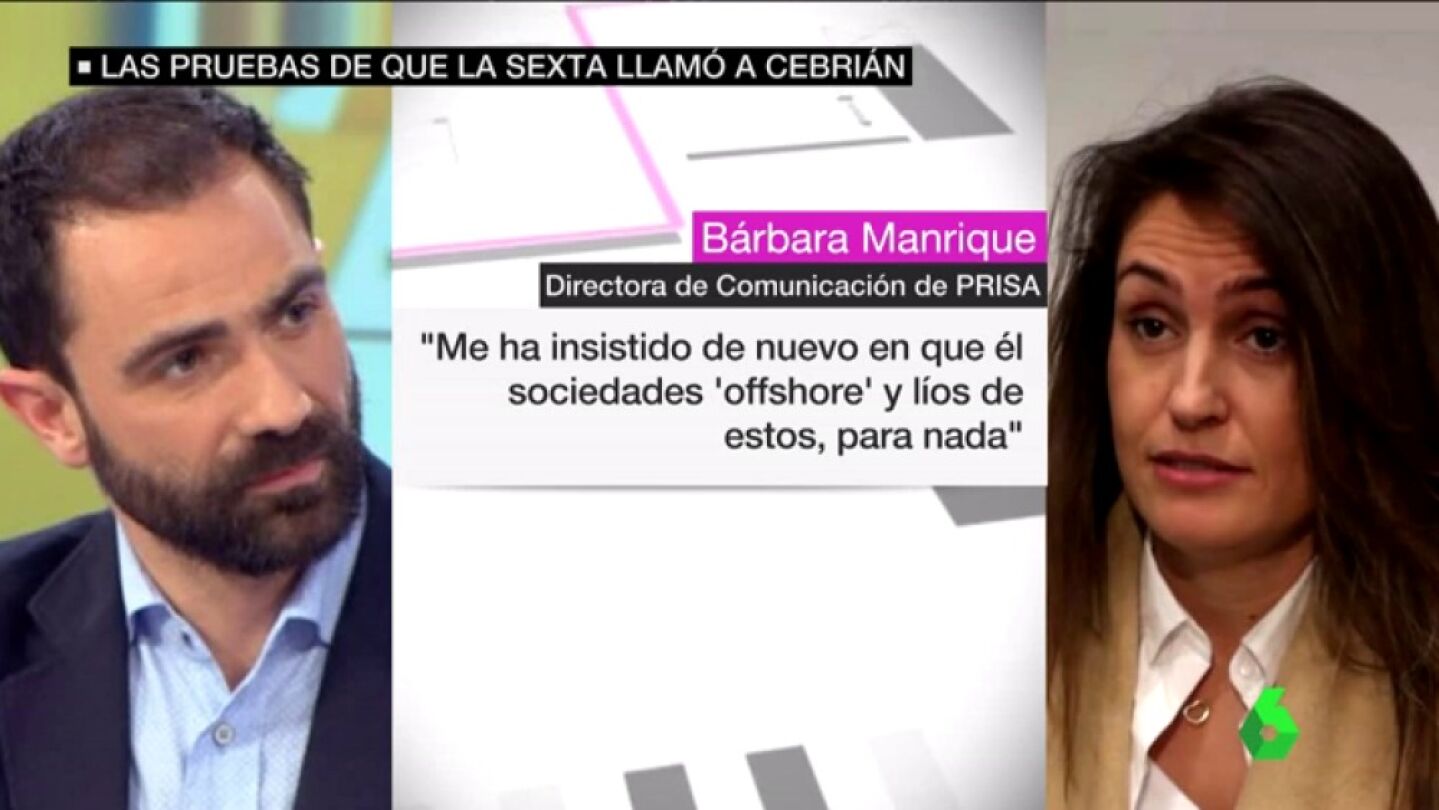 laSexta llam&oacute; a Juan Luis Cebri&aacute;n