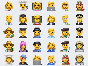 Nuevos emojis con profesiones Nuevos emojis con profesiones