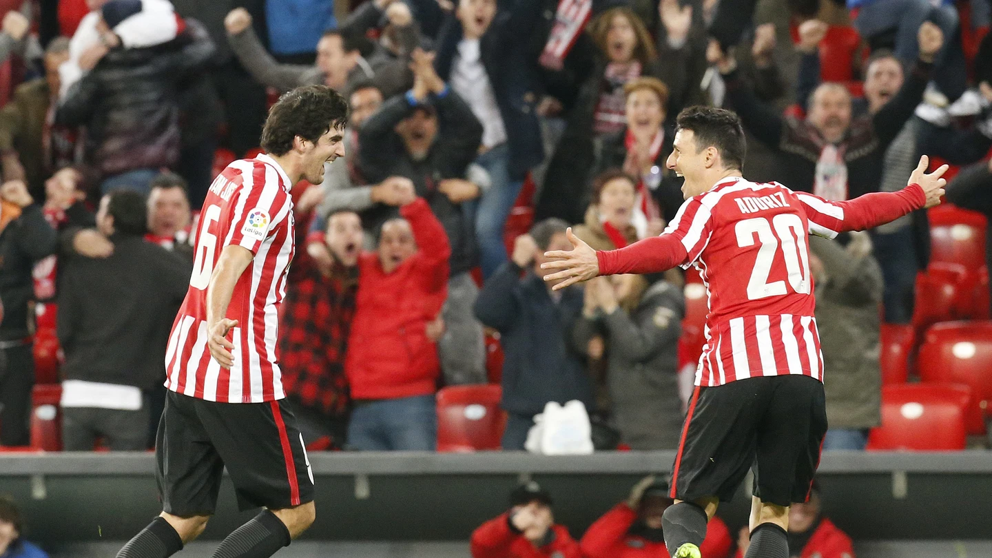 San José y Aduriz, héroes del Athletic contra el Celta de Vigo San José y Aduriz, héroes del Athletic contra el Celta de Vigo